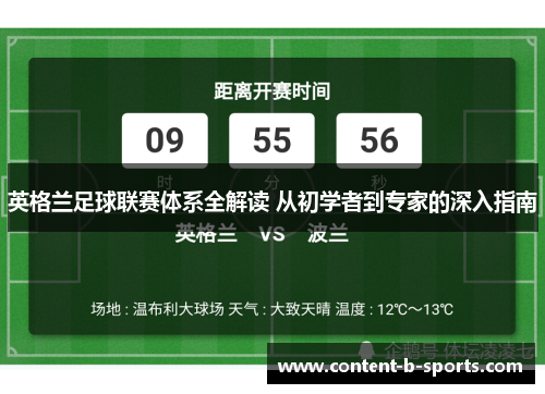 英格兰足球联赛体系全解读 从初学者到专家的深入指南